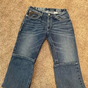 Ariat Low Rise Bootcut Jeans in Dark Indigo